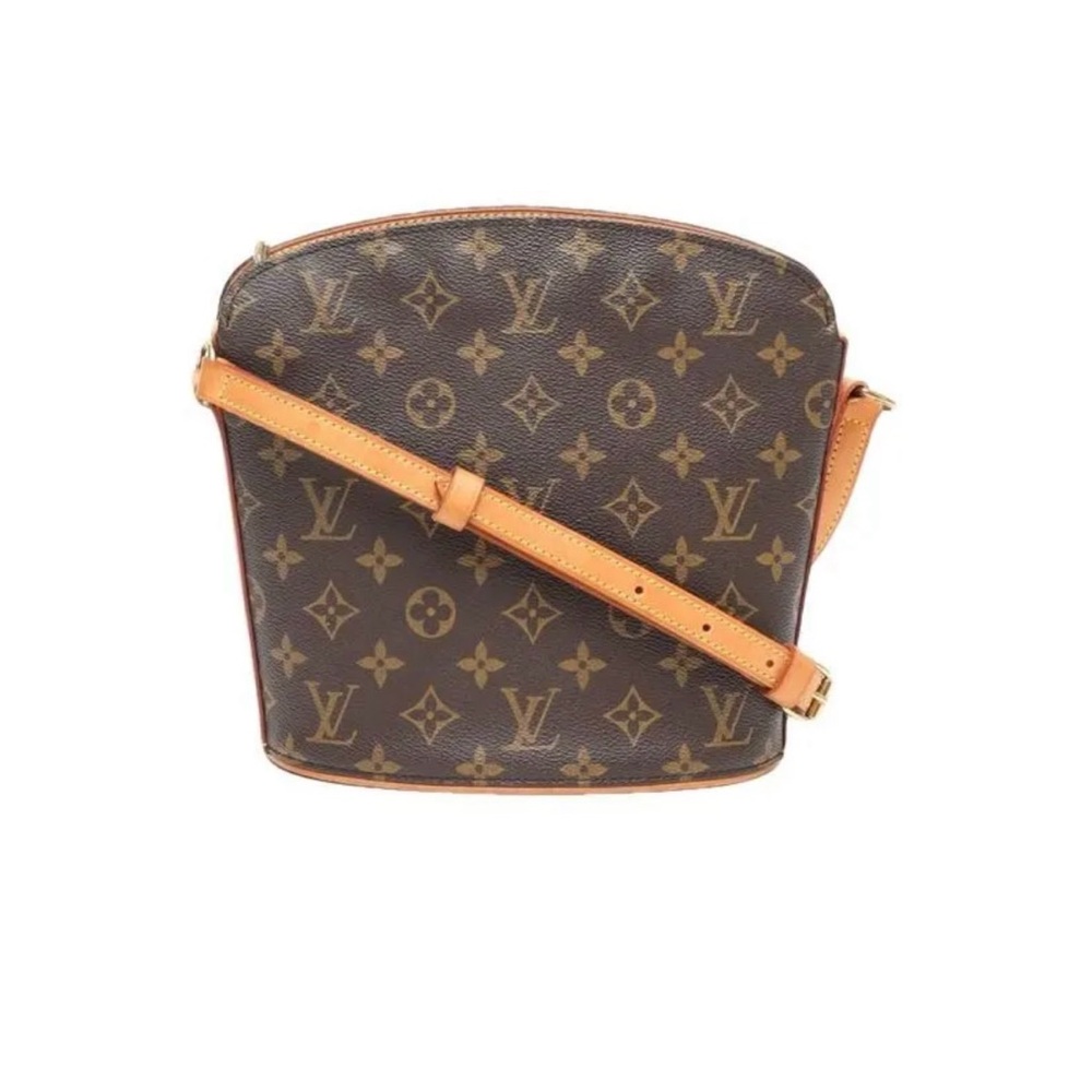 Louis Vuitton 
Drouot leather crossbody bag